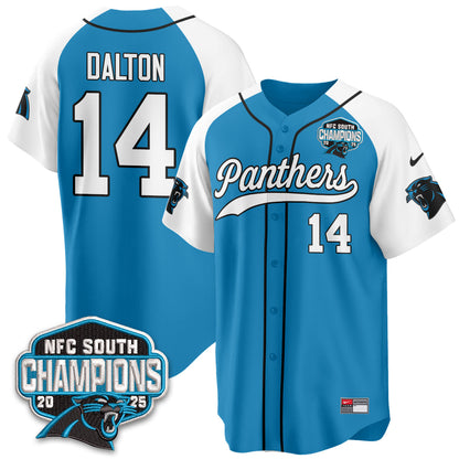 Carolina Panthers NFC South Division Champions Vapor Limited Baseball Jersey - All Stitched