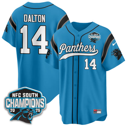 Carolina Panthers NFC South Division Champions Vapor Limited Baseball Jersey - All Stitched