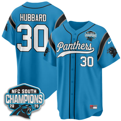 Carolina Panthers NFC South Division Champions Vapor Limited Baseball Jersey - All Stitched