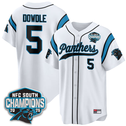 Carolina Panthers NFC South Division Champions Vapor Limited Baseball Jersey - All Stitched