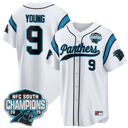 Carolina Panthers NFC South Division Champions Vapor Limited Baseball Jersey - All Stitched