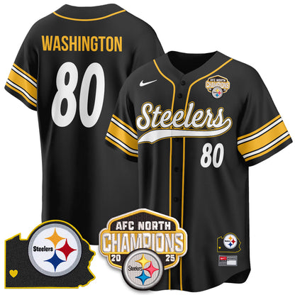 PIT AFC North Division Champions Vapor Limited Baseball Jersey - All Stitched