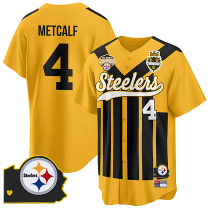 PIT AFC North Division Champions Vapor Limited Baseball Jersey - All Stitched