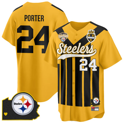 PIT AFC North Division Champions Vapor Limited Baseball Jersey - All Stitched