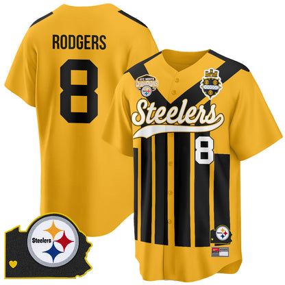 PIT AFC North Division Champions Vapor Limited Baseball Jersey - All Stitched