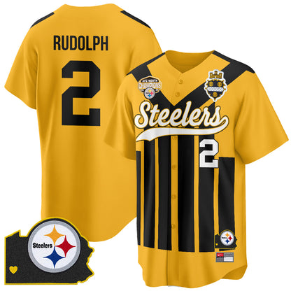 PIT AFC North Division Champions Vapor Limited Baseball Jersey - All Stitched