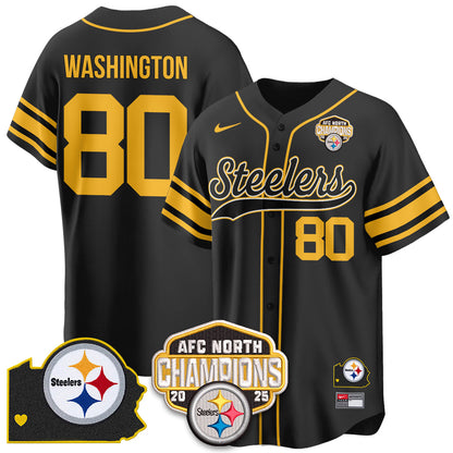 PIT AFC North Division Champions Vapor Limited Baseball Jersey - All Stitched