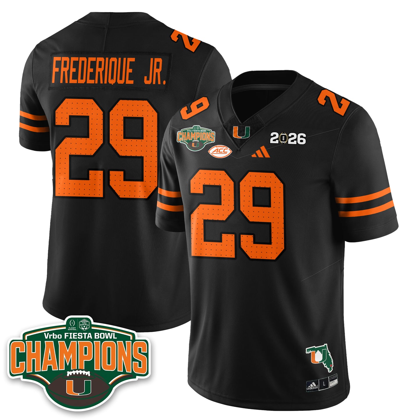 MIA Football Vapor Limited Jersey V2 - Fiesta Bowl Champions - All Stitched
