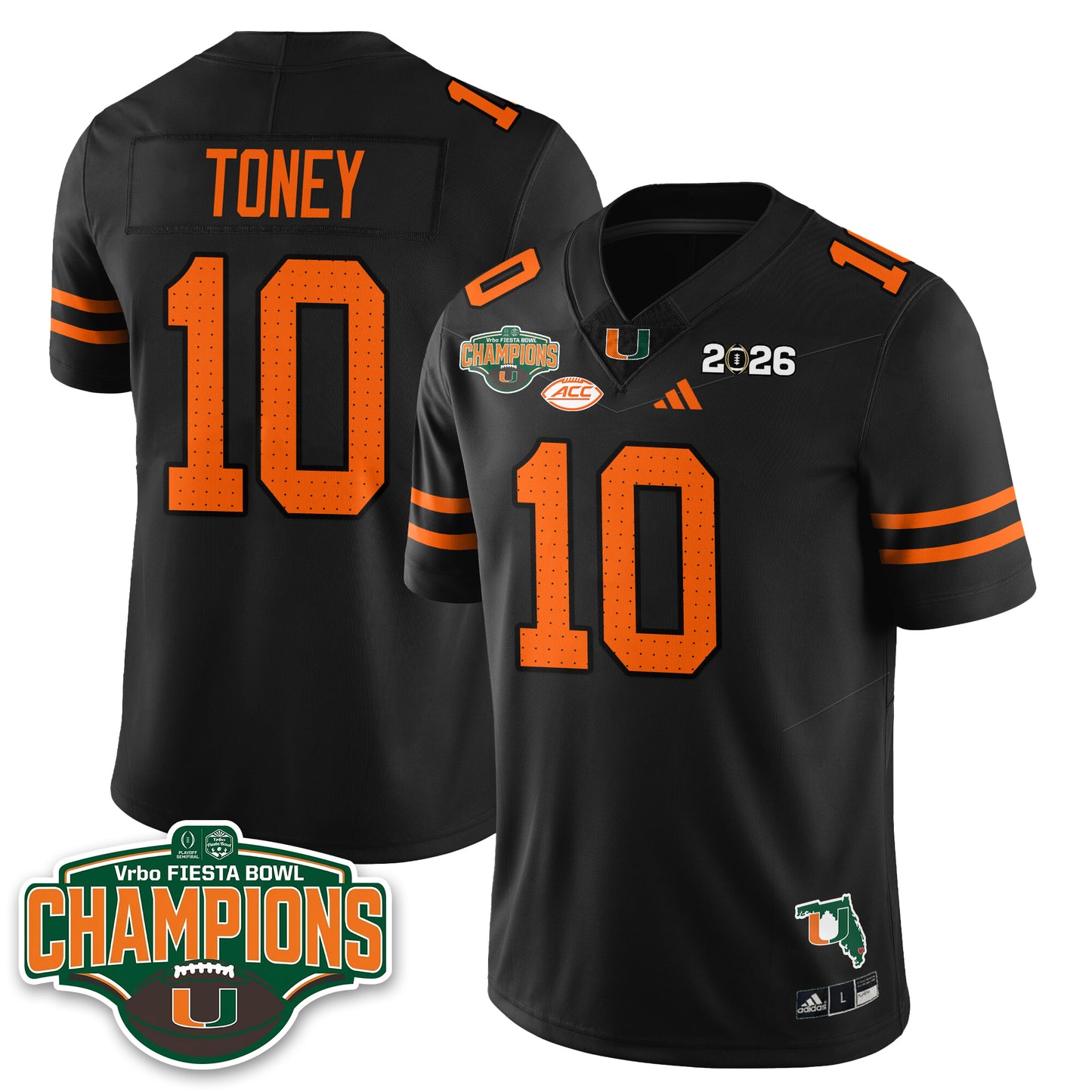 MIA Football Vapor Limited Jersey V2 - Fiesta Bowl Champions - All Stitched