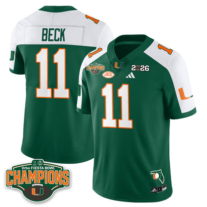 MIA Football Vapor Limited Jersey V2 - Fiesta Bowl Champions - All Stitched