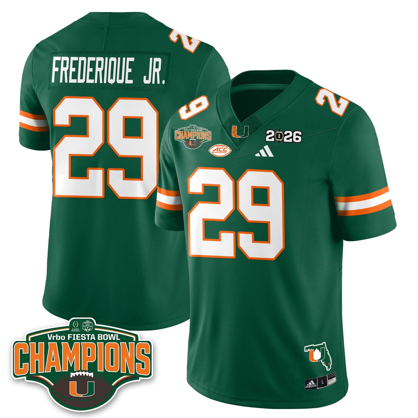 MIA Football Vapor Limited Jersey V2 - Fiesta Bowl Champions - All Stitched