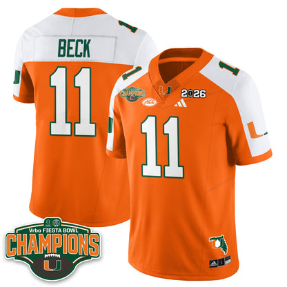 MIA Football Vapor Limited Jersey V2 - Fiesta Bowl Champions - All Stitched