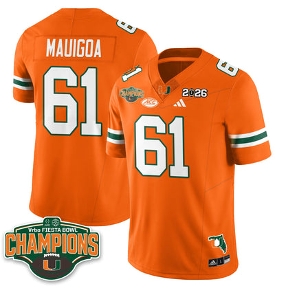 MIA Football Vapor Limited Jersey V2 - Fiesta Bowl Champions - All Stitched