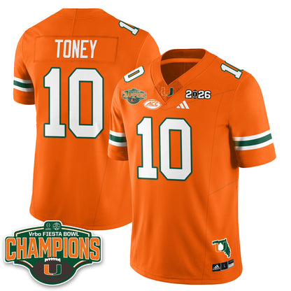 MIA Football Vapor Limited Jersey V2 - Fiesta Bowl Champions - All Stitched