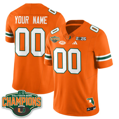 MIA Football Vapor Limited Custom Jersey V2 - Fiesta Bowl Champions - All Stitched