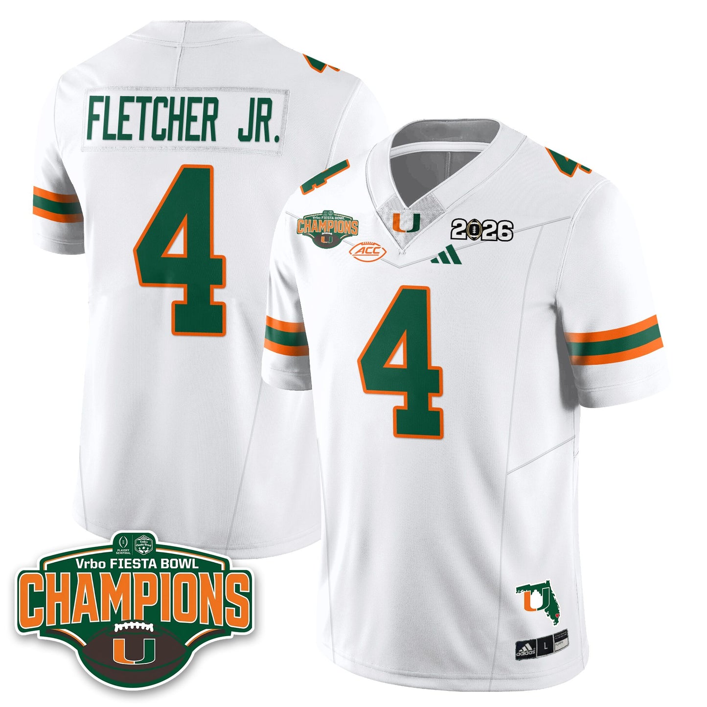 MIA Football Vapor Limited Jersey V2 - Fiesta Bowl Champions - All Stitched