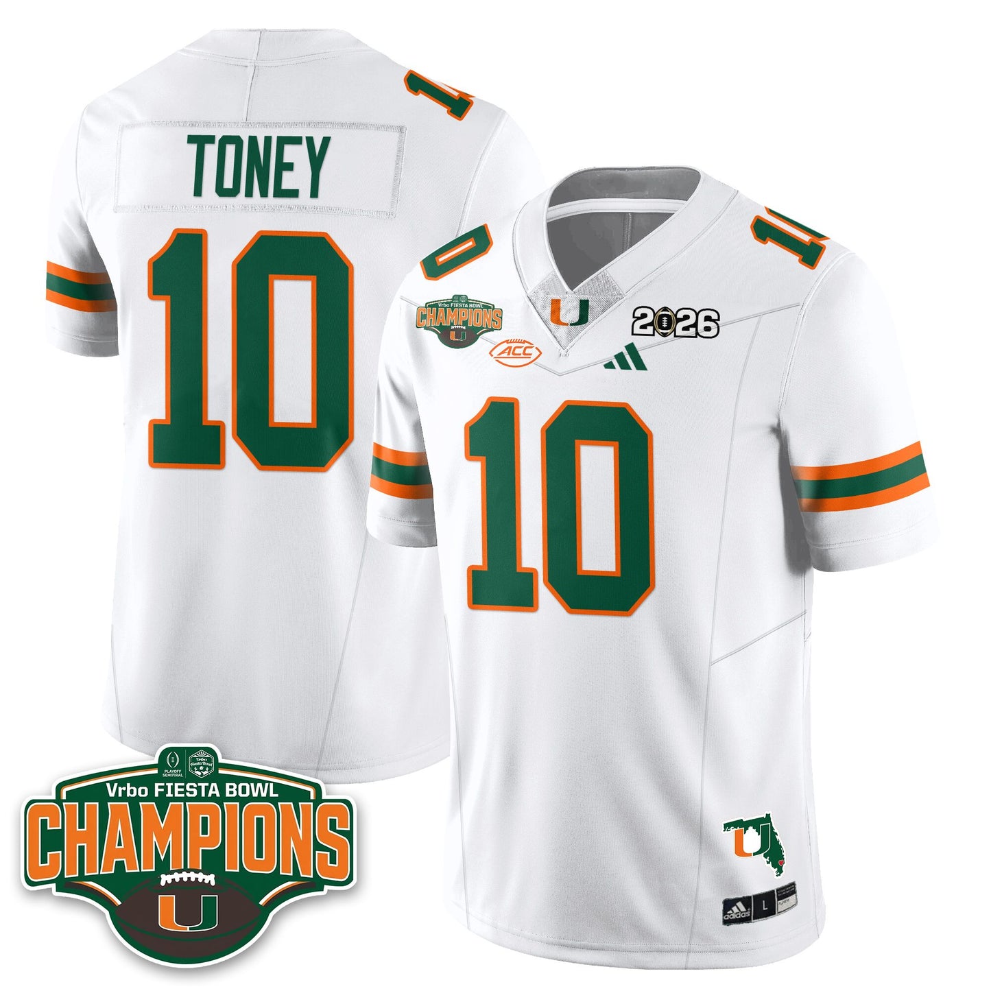 MIA Football Vapor Limited Jersey V2 - Fiesta Bowl Champions - All Stitched