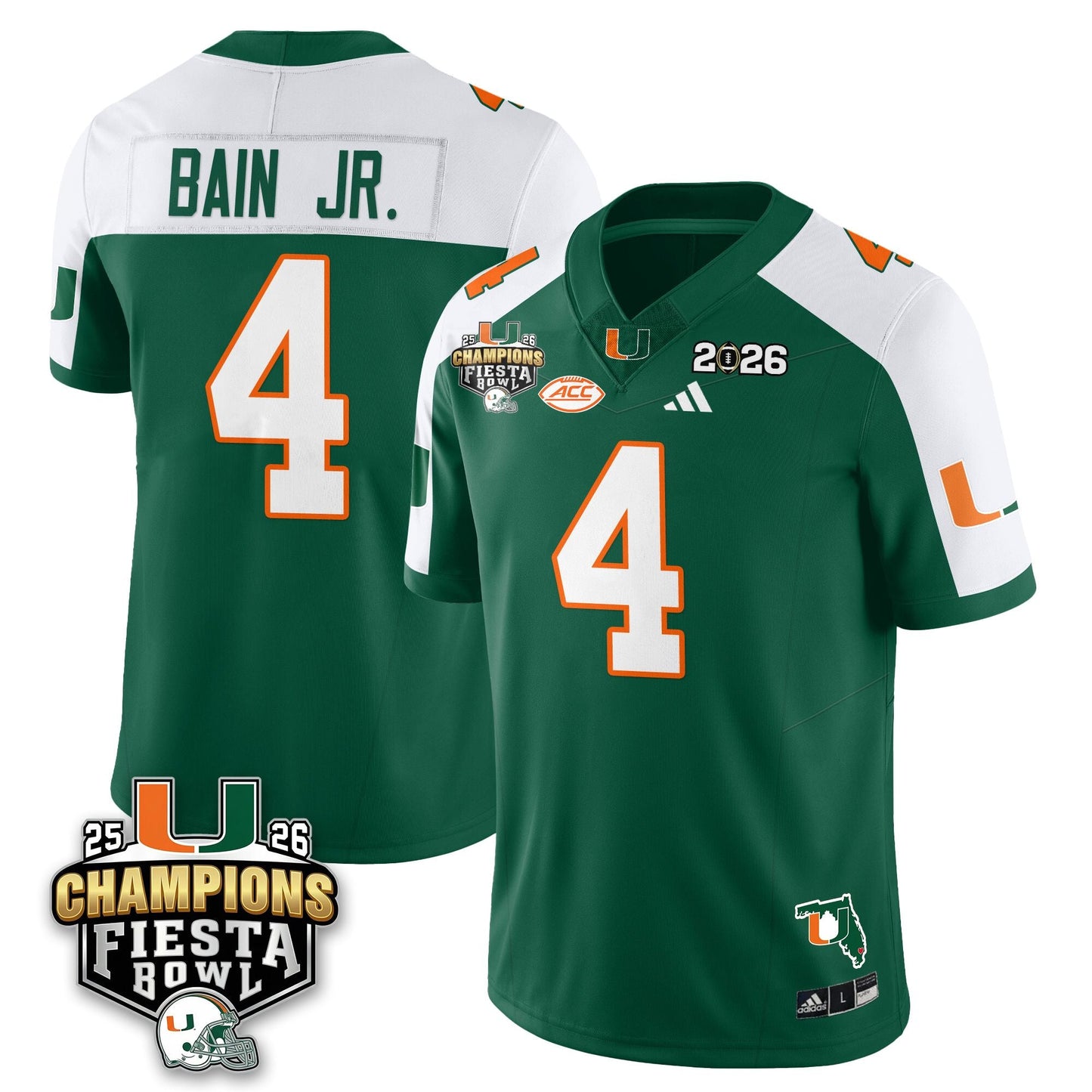 MIA Football Vapor Limited Jersey V3 - Fiesta Bowl Champions - All Stitched