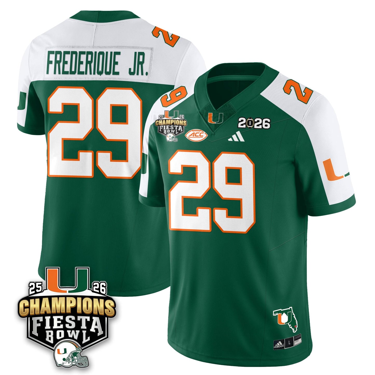 MIA Football Vapor Limited Jersey V3 - Fiesta Bowl Champions - All Stitched