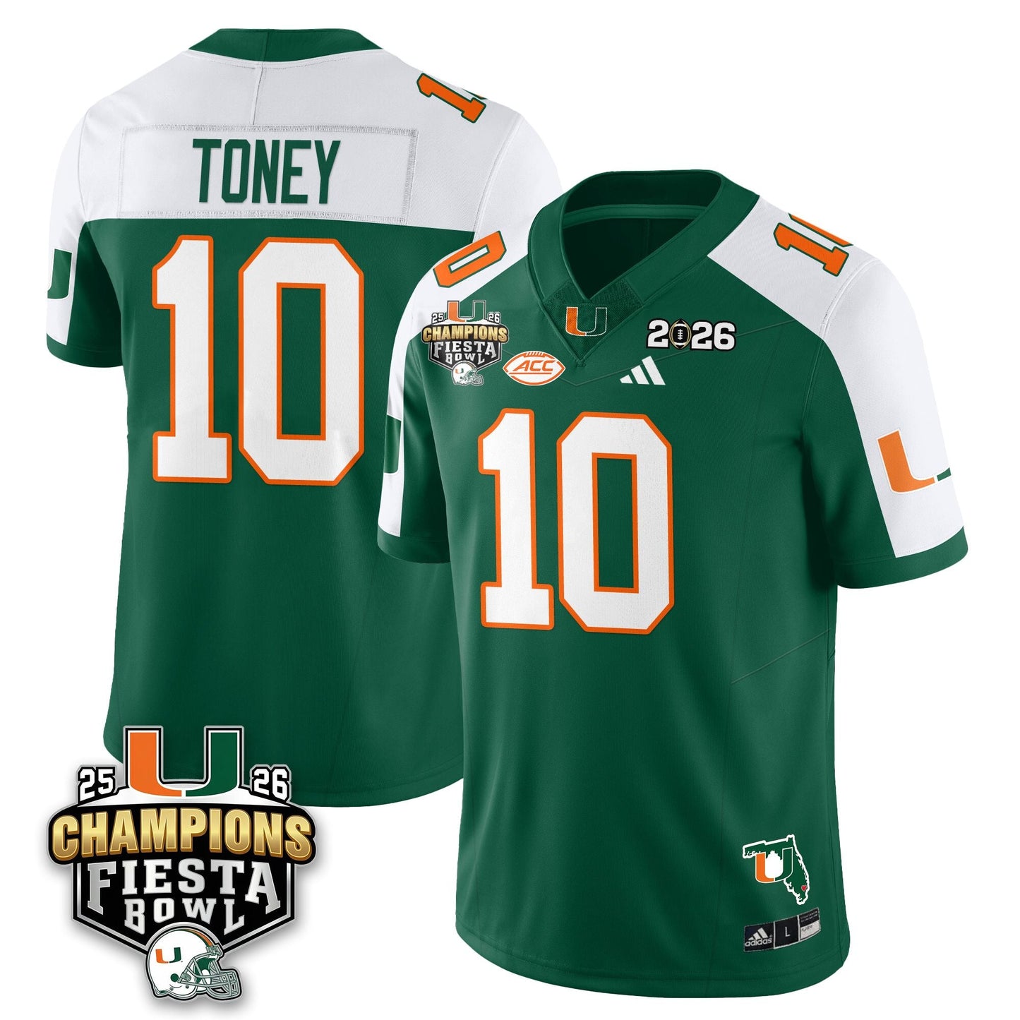 MIA Football Vapor Limited Jersey V3 - Fiesta Bowl Champions - All Stitched