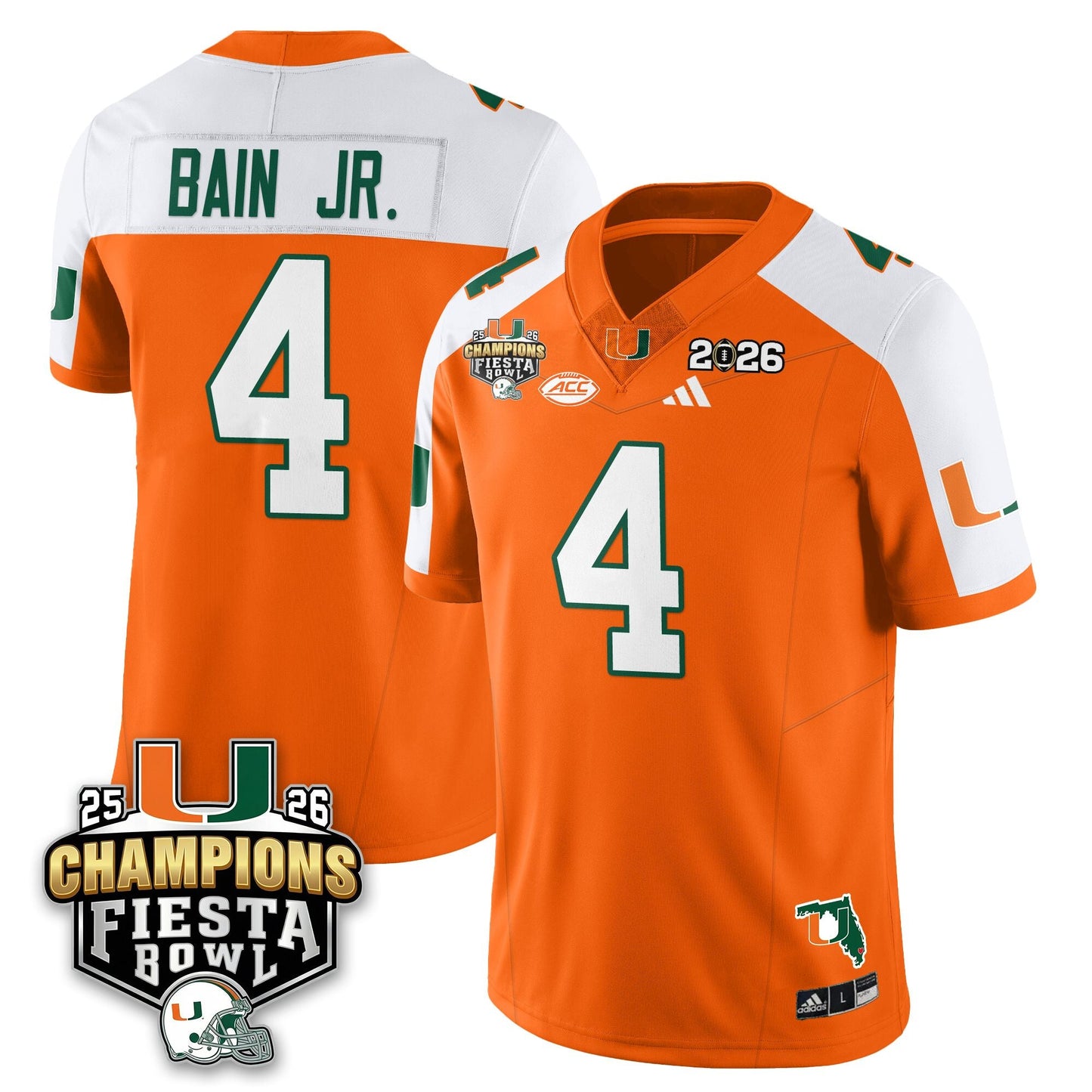MIA Football Vapor Limited Jersey V3 - Fiesta Bowl Champions - All Stitched