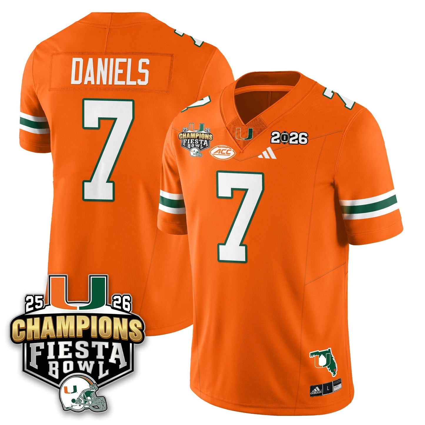 MIA Football Vapor Limited Jersey V3 - Fiesta Bowl Champions - All Stitched