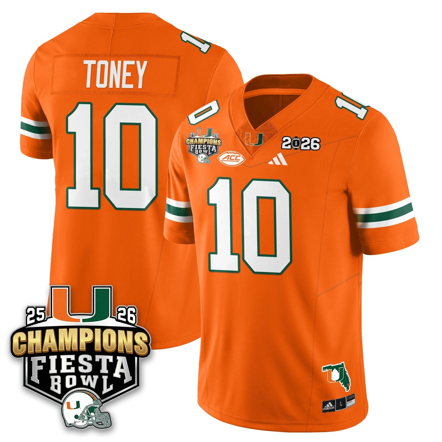 MIA Football Vapor Limited Jersey V3 - Fiesta Bowl Champions - All Stitched