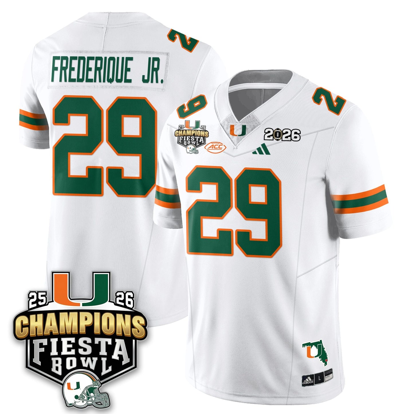 MIA Football Vapor Limited Jersey V3 - Fiesta Bowl Champions - All Stitched