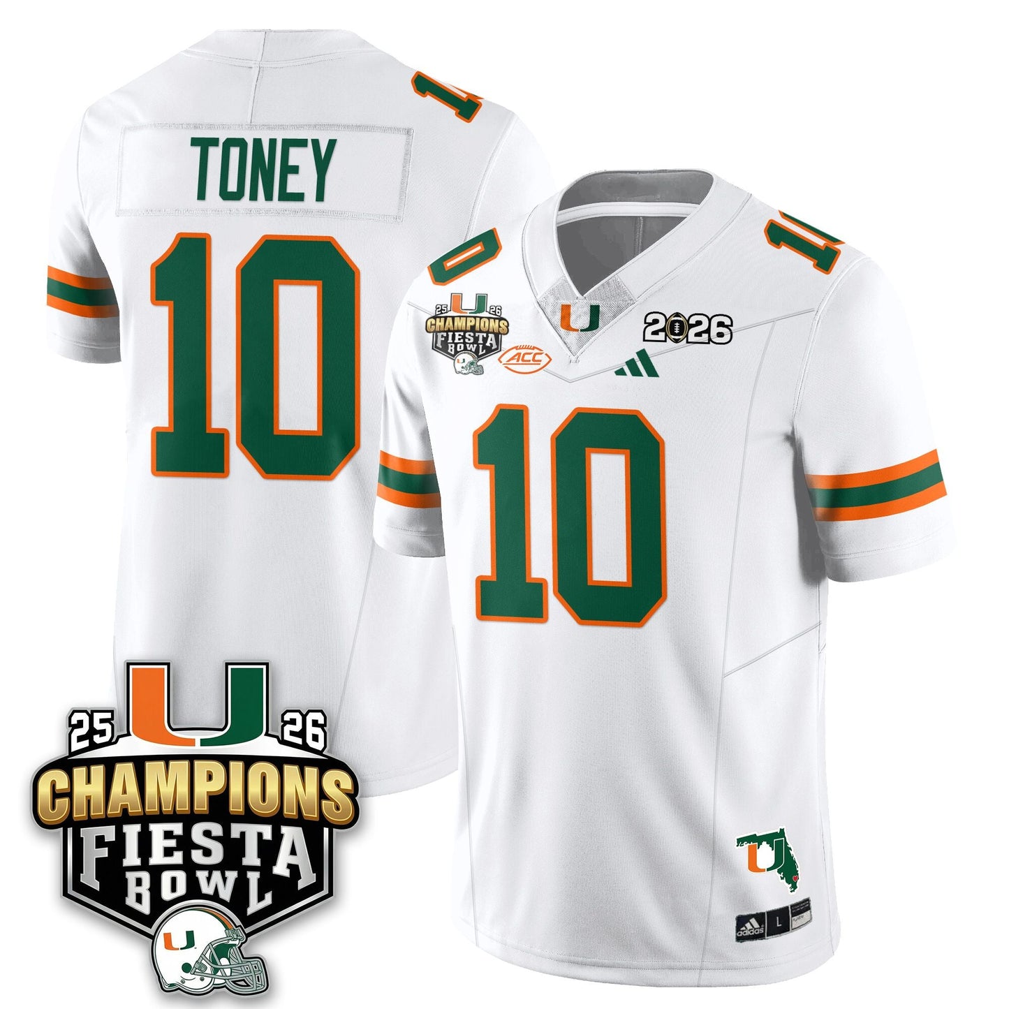 MIA Football Vapor Limited Jersey V3 - Fiesta Bowl Champions - All Stitched