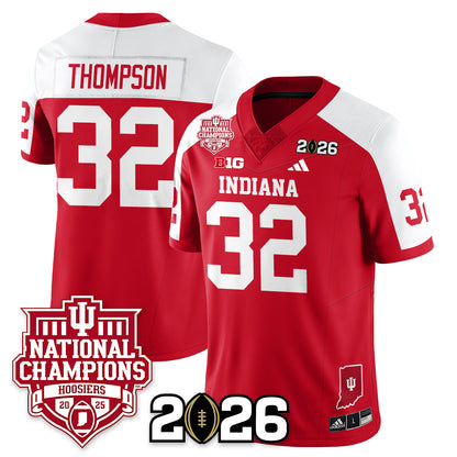 Indiana Hoosiers Vapor Limited Football Jersey - 2025 National Champions - All Stitched