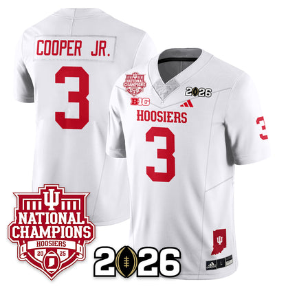 Indiana Hoosiers Vapor Limited Football Jersey - 2025 National Champions - All Stitched