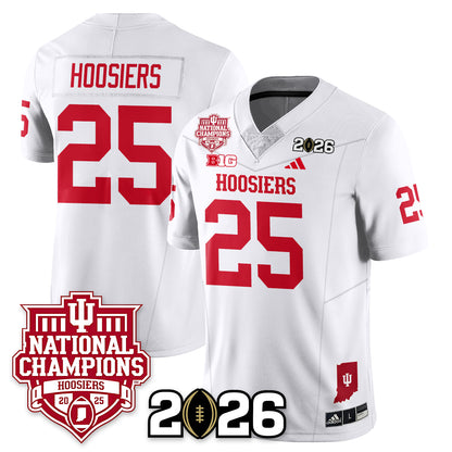 Indiana Hoosiers Vapor Limited Football Jersey - 2025 National Champions - All Stitched
