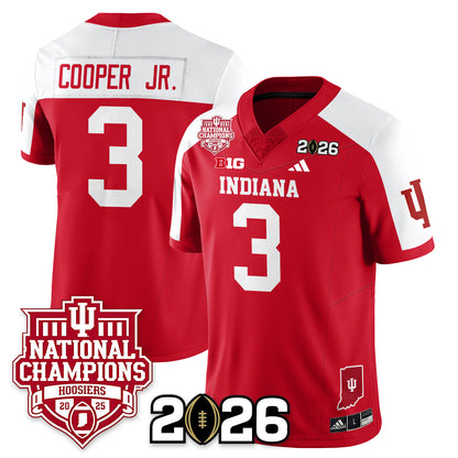 Indiana Hoosiers Vapor Limited Football Jersey - 2025 National Champions - All Stitched