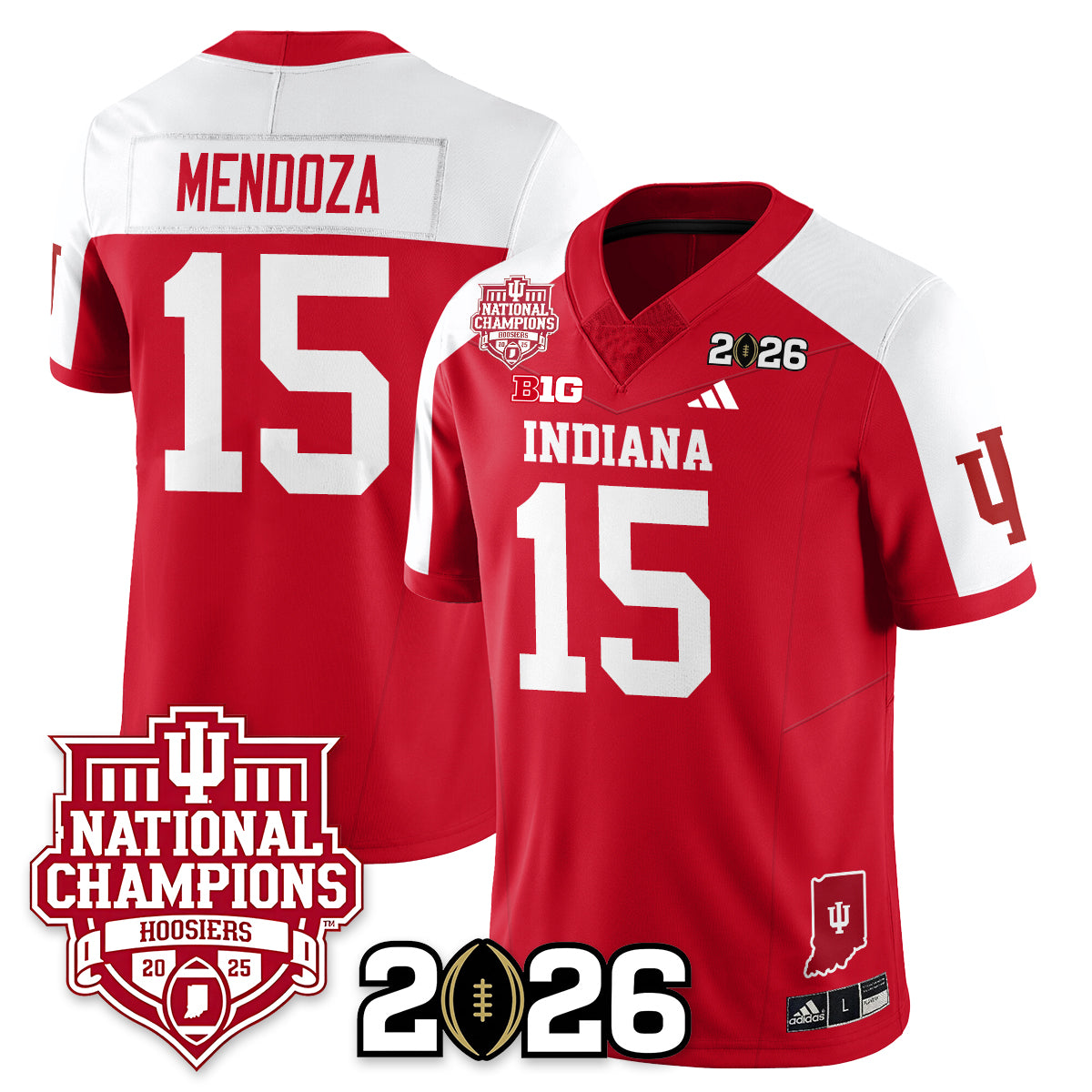Indiana Hoosiers Vapor Limited Football Jersey - 2025 National Champions - All Stitched