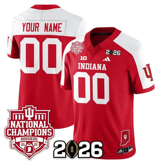 Indiana Hoosiers Vapor Limited Football Custom Jersey - 2025 National Champions - All Stitched