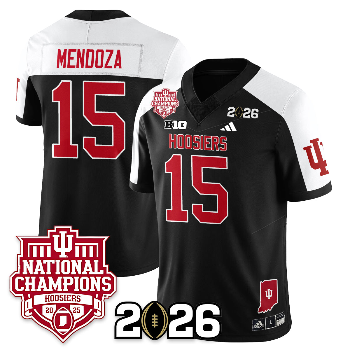 Indiana Hoosiers Vapor Limited Football Jersey - 2025 National Champions - All Stitched