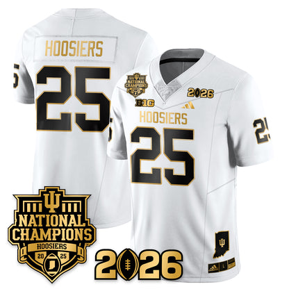 Indiana Hoosiers Vapor Limited Football Jersey - 2025 National Champions - All Stitched