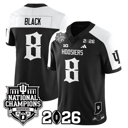 Indiana Hoosiers Gothic Vapor Limited Jersey - 2025 National Champions - All Stitched