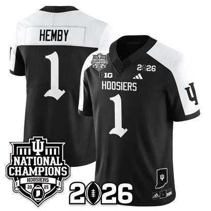 Indiana Hoosiers Gothic Vapor Limited Jersey - 2025 National Champions - All Stitched
