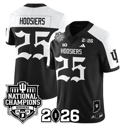Indiana Hoosiers Gothic Vapor Limited Jersey - 2025 National Champions - All Stitched