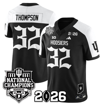 Indiana Hoosiers Gothic Vapor Limited Jersey - 2025 National Champions - All Stitched