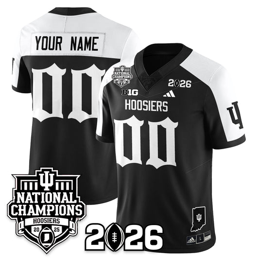 Indiana Hoosiers Gothic Vapor Limited Custom Jersey - 2025 National Champions - All Stitched