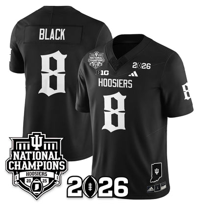 Indiana Hoosiers Gothic Vapor Limited Jersey - 2025 National Champions - All Stitched