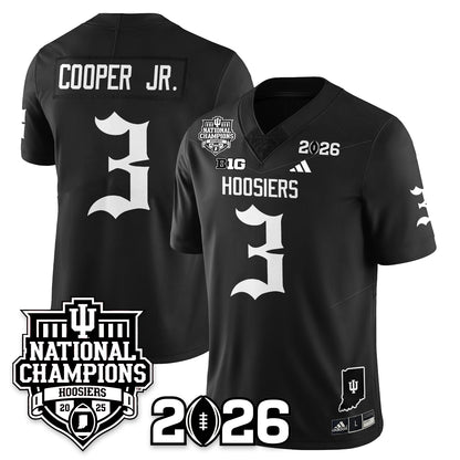 Indiana Hoosiers Gothic Vapor Limited Jersey - 2025 National Champions - All Stitched