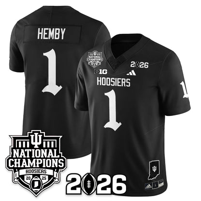 Indiana Hoosiers Gothic Vapor Limited Jersey - 2025 National Champions - All Stitched