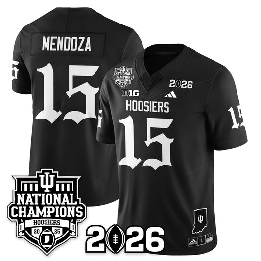 Indiana Hoosiers Gothic Vapor Limited Jersey - 2025 National Champions - All Stitched
