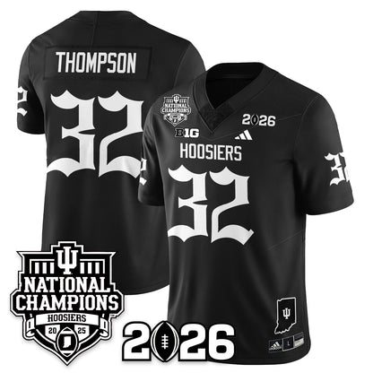 Indiana Hoosiers Gothic Vapor Limited Jersey - 2025 National Champions - All Stitched