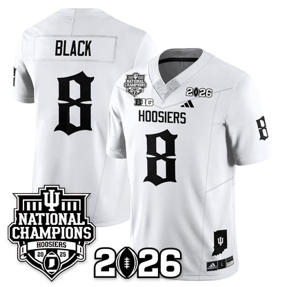 Indiana Hoosiers Gothic Vapor Limited Jersey - 2025 National Champions - All Stitched