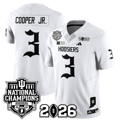 Indiana Hoosiers Gothic Vapor Limited Jersey - 2025 National Champions - All Stitched