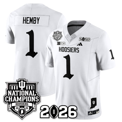 Indiana Hoosiers Gothic Vapor Limited Jersey - 2025 National Champions - All Stitched